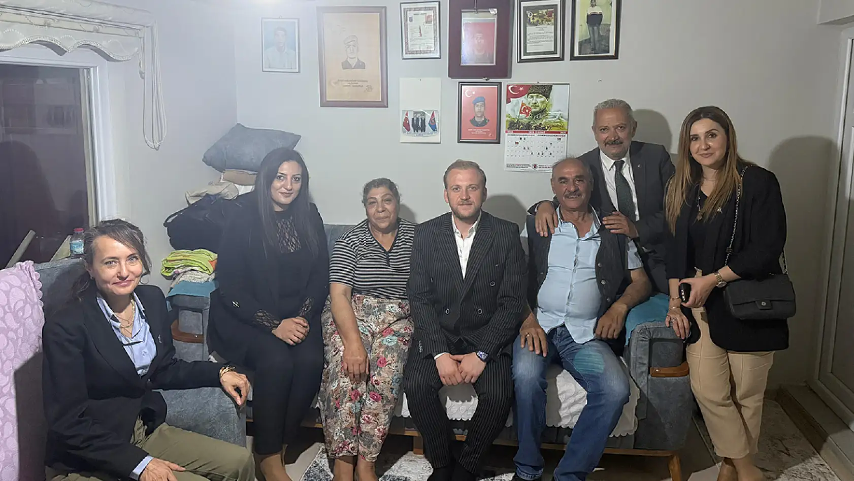 MHP Muğla İl Başkanlığı'ndan Anneler Günü'nde Şehit Annelerine Anlamlı Ziyaret