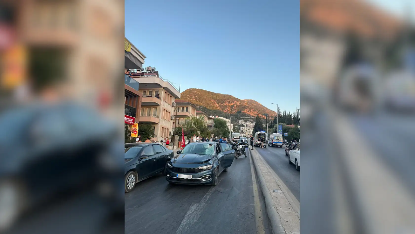 Fethiye'de feci zincirleme kaza! 2 yaralı