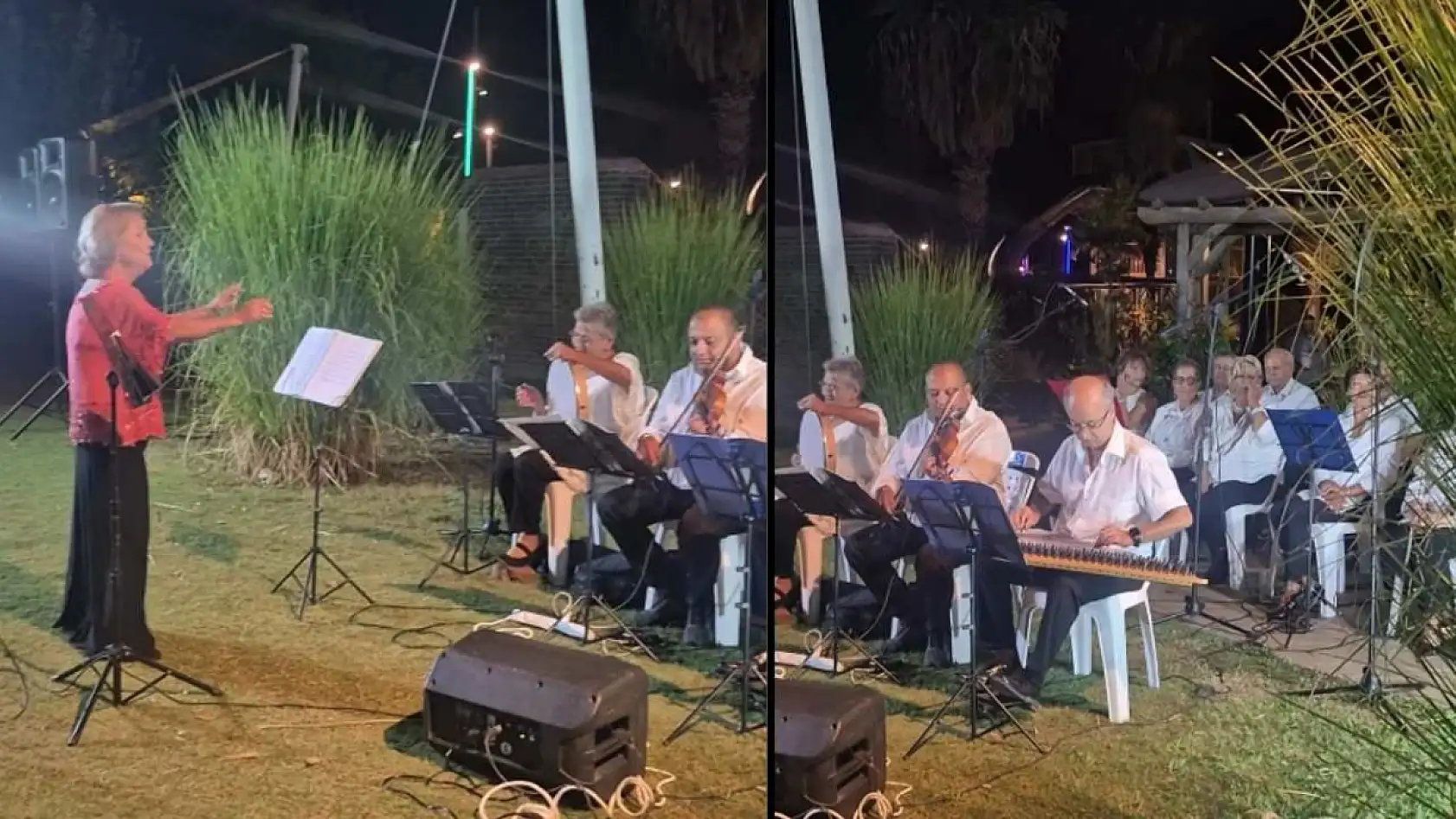 Fethiye'de ADD Gönül Dostları TSM Korosu Açık Hava Konseriyle Sahne Aldı