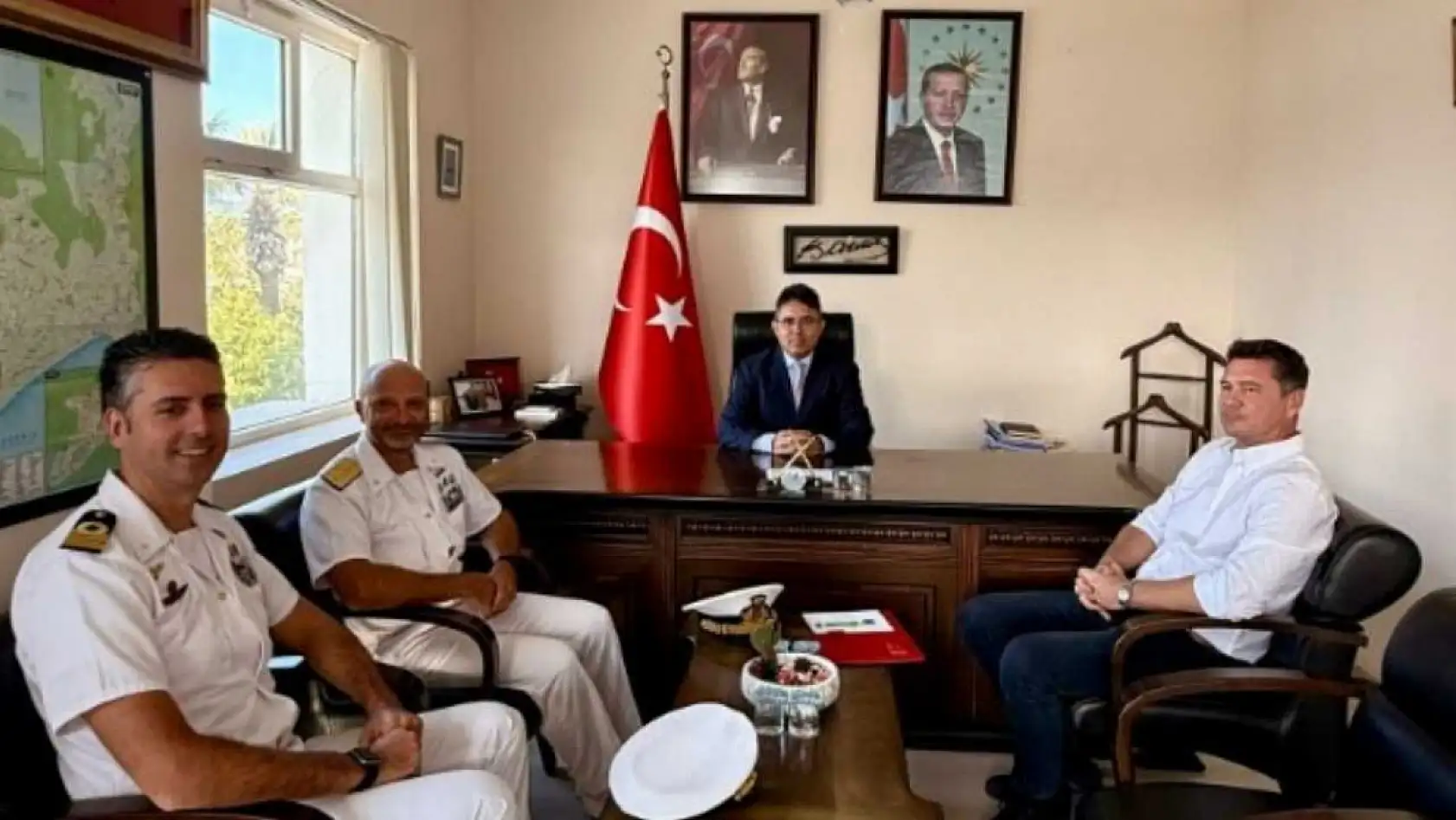 İtalya Deniz Kuvvetlerine ait fırkateyn, Marmaris'e liman ziyaretinde bulundu