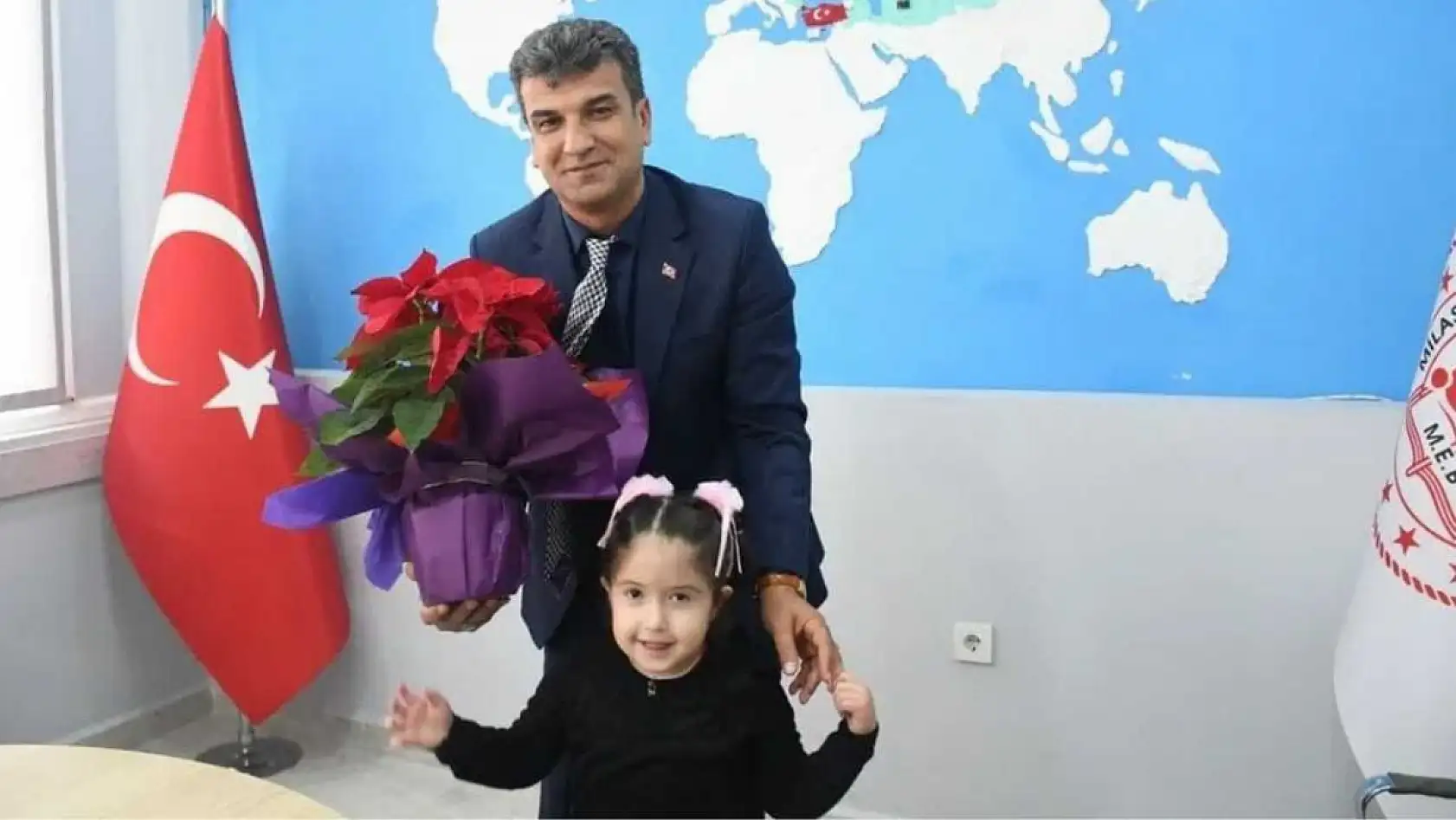 Milas'ta anaokulu öğrencilerinden anlamlı davranış