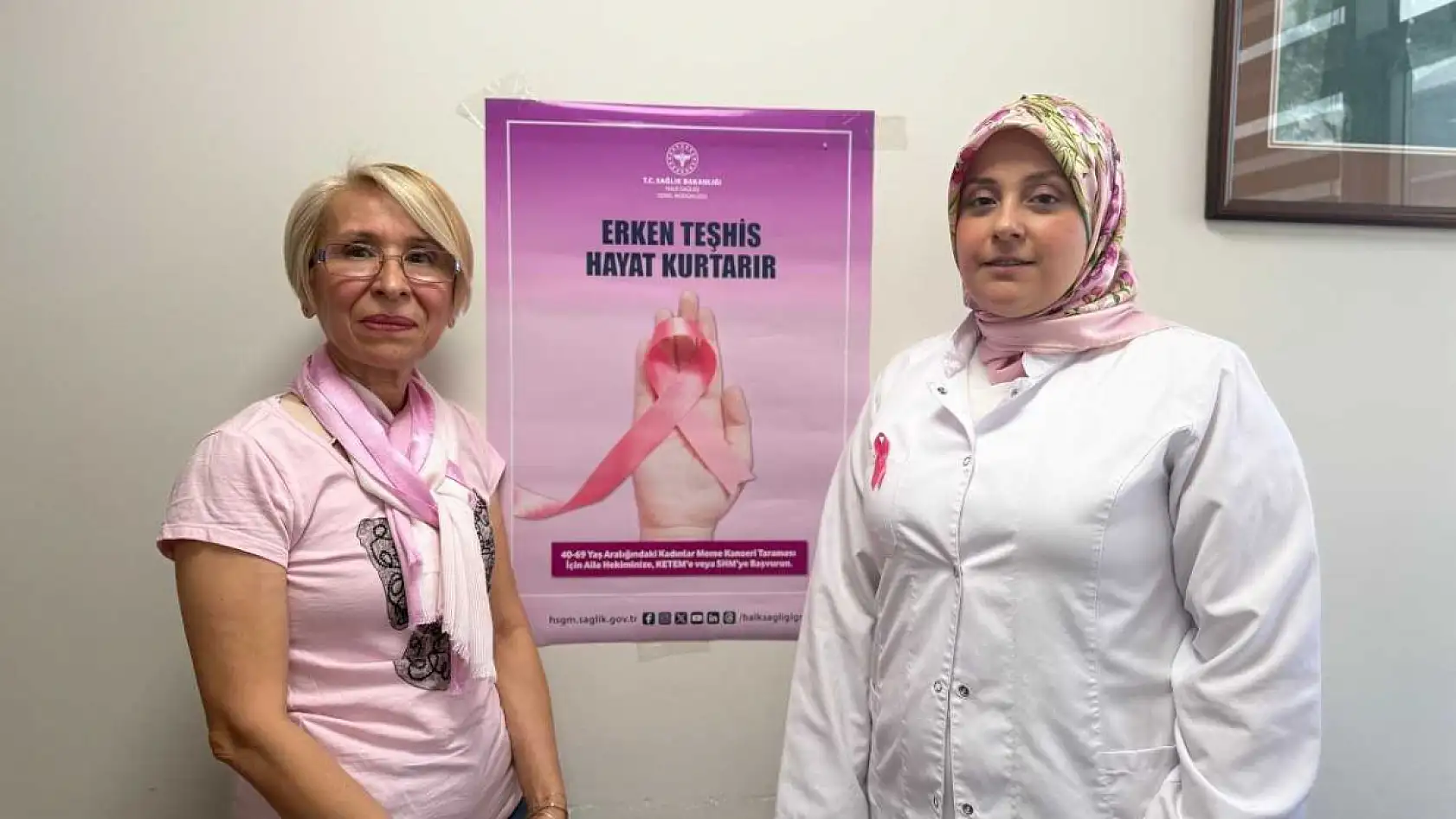 Asansörde okuduğu pano sonrası tarama yaptırdı: Meme kanseri 2'nci evrede tedavi edildi