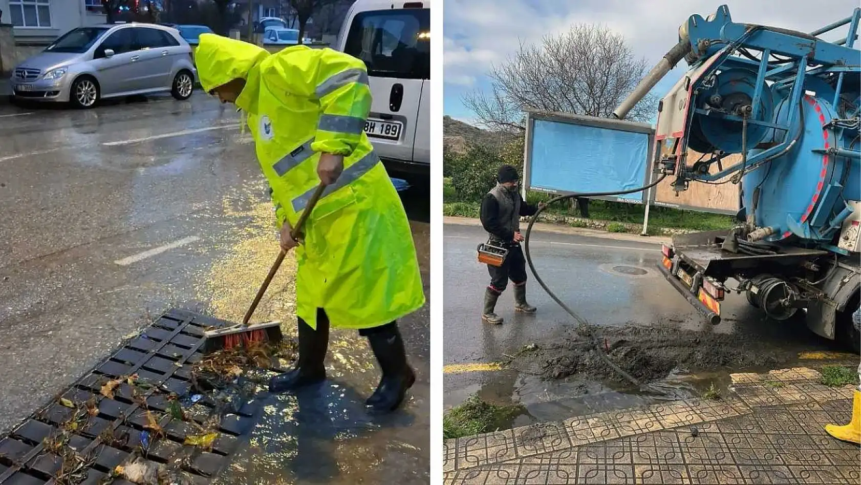 MUSKİ ekipleri 24 saat yağmur mesaisinde