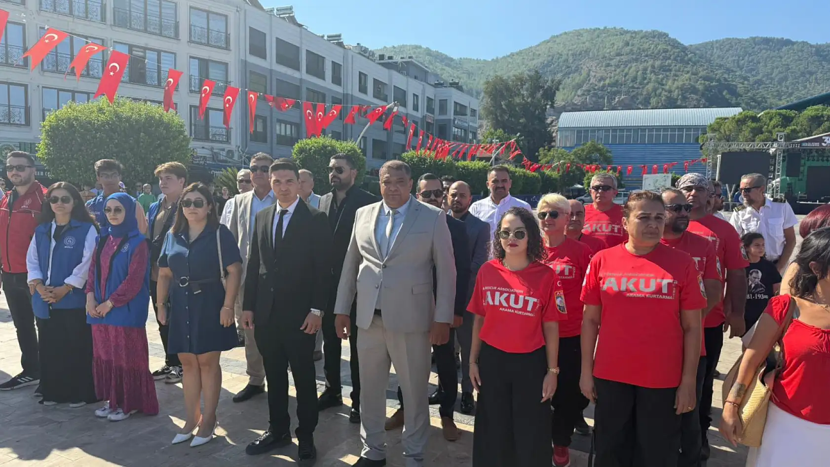 Fethiye Beşkaza Meydanı'nda 30 Ağustos Coşkusu