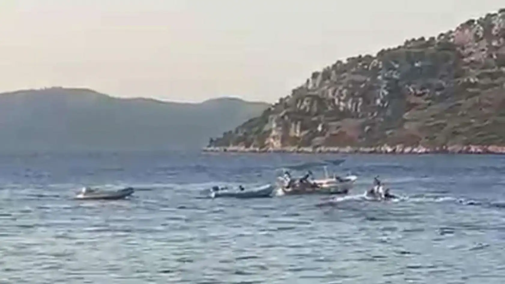 Marmaris'te saldırganlara kürekli müdahale