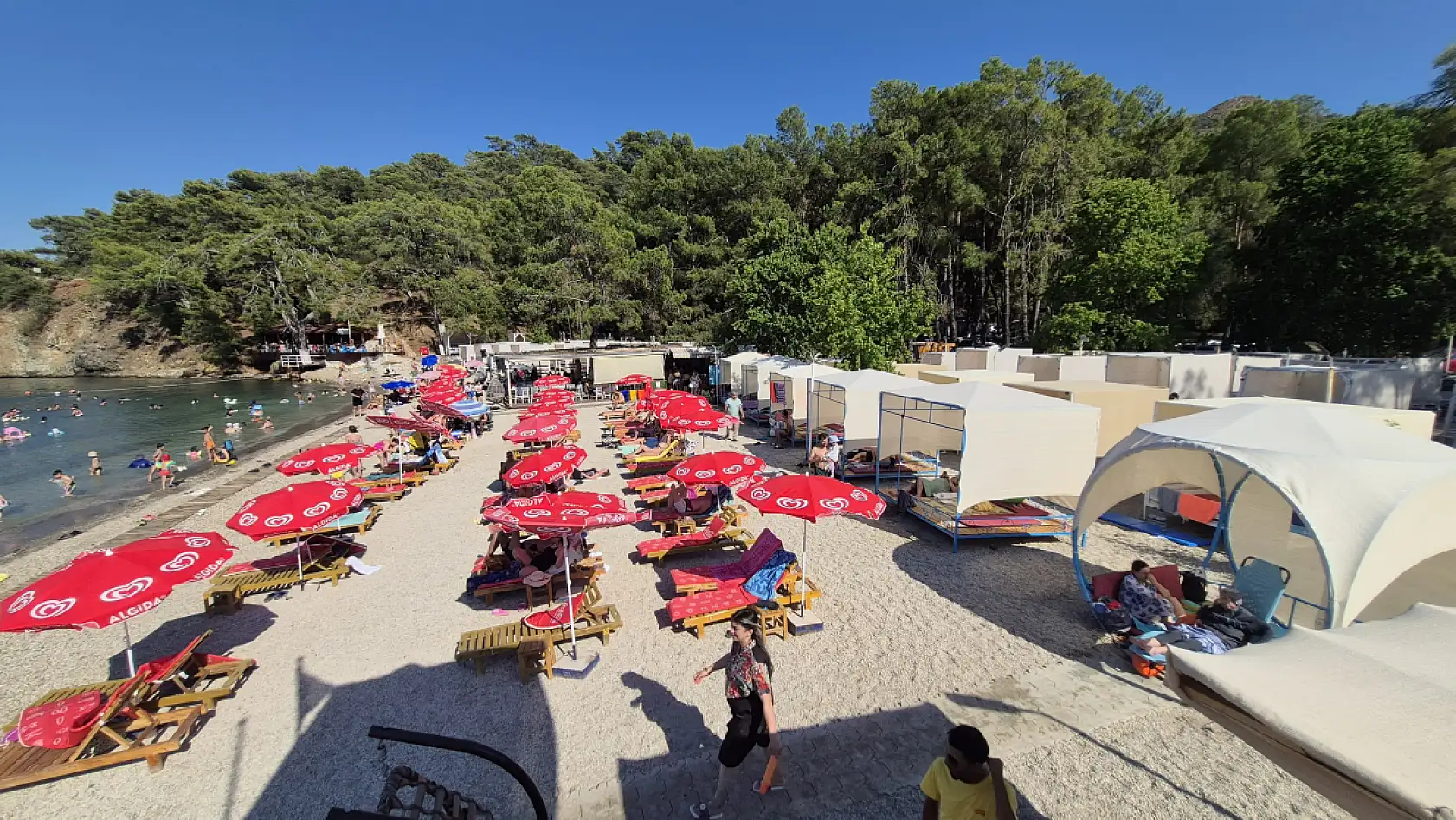 Fethiye Büyük Samanlık Plajı'nda Cankurtaranlardan Güvenlik Uyarısı