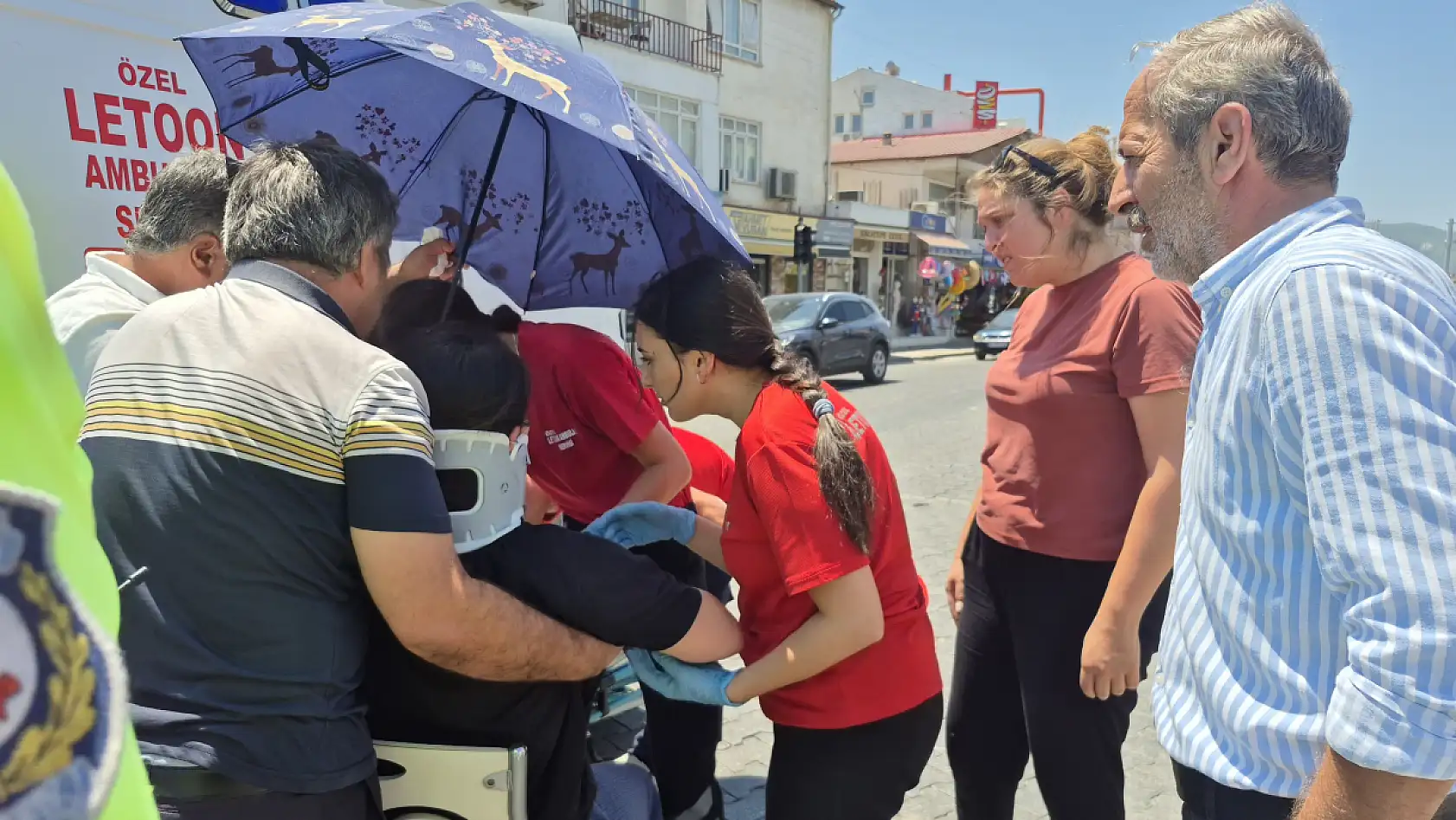 Fethiye'de Motosiklet Kazasında Sürücü Yaralandı