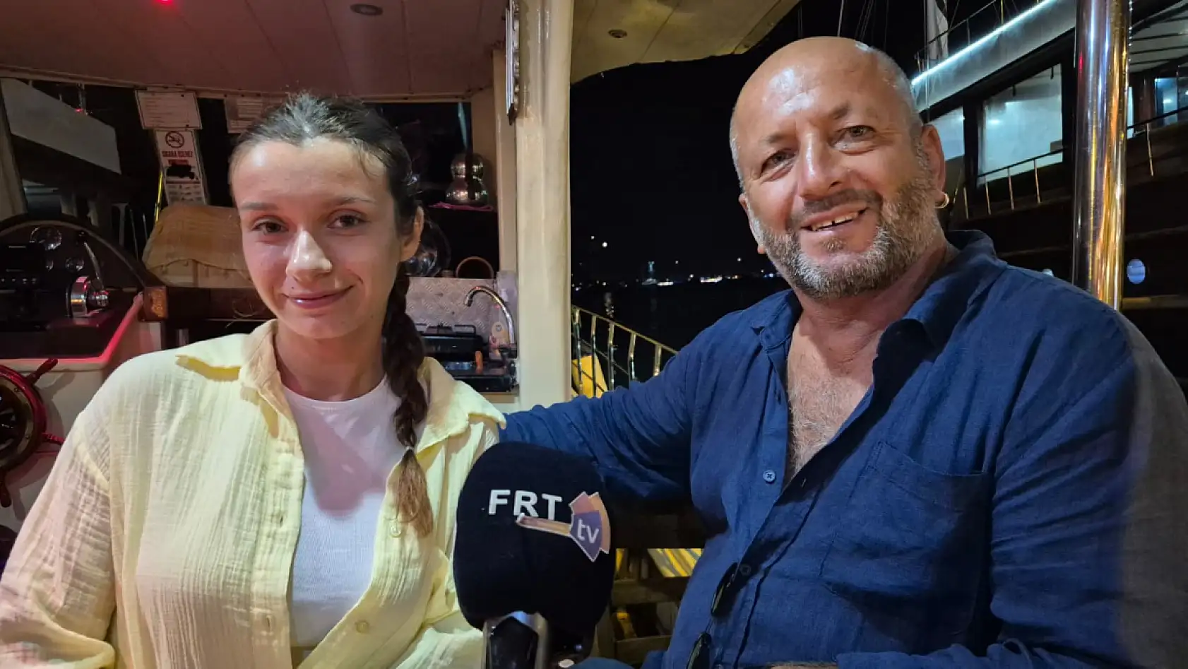 Fethiye'de Baba-Kızın Aile Teknesiyle Turizmde 32 Yıllık Deneyim