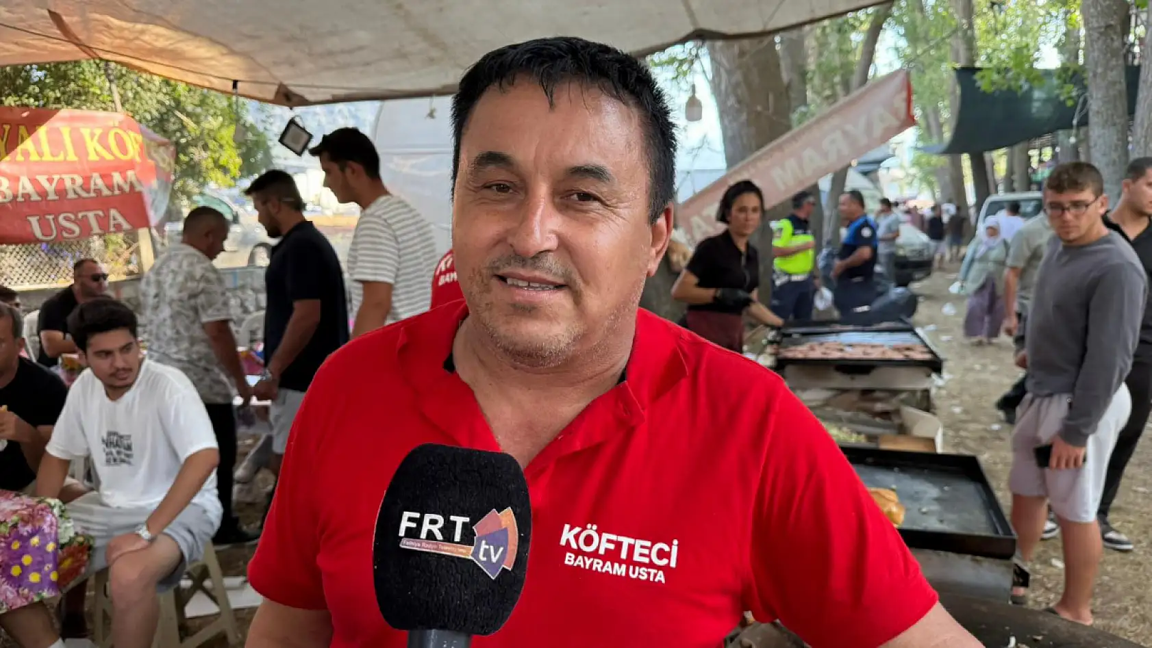 Güreşlerin vazgeçilmez köftecisi: Bayram Usta