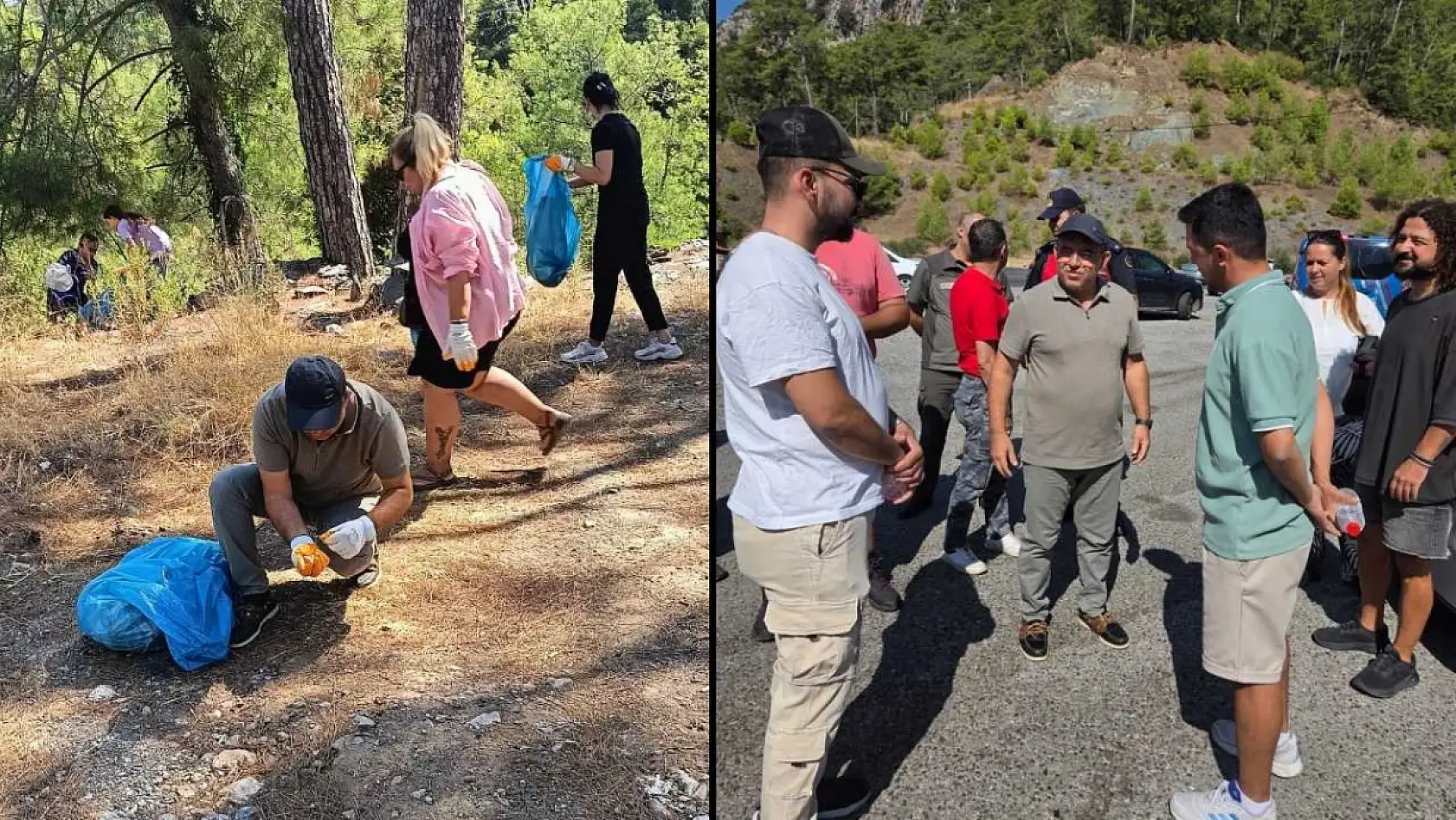 Marmaris'te 'Temiz bir doğa harekâtı'