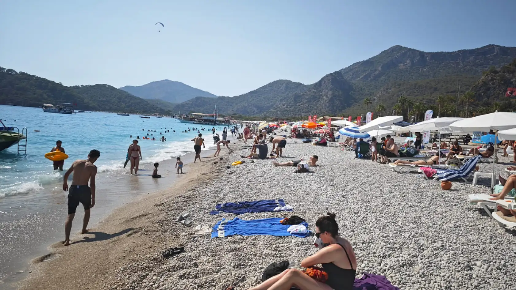 Fethiye'nin incisi Ölüdeniz'e ilgi yoğun