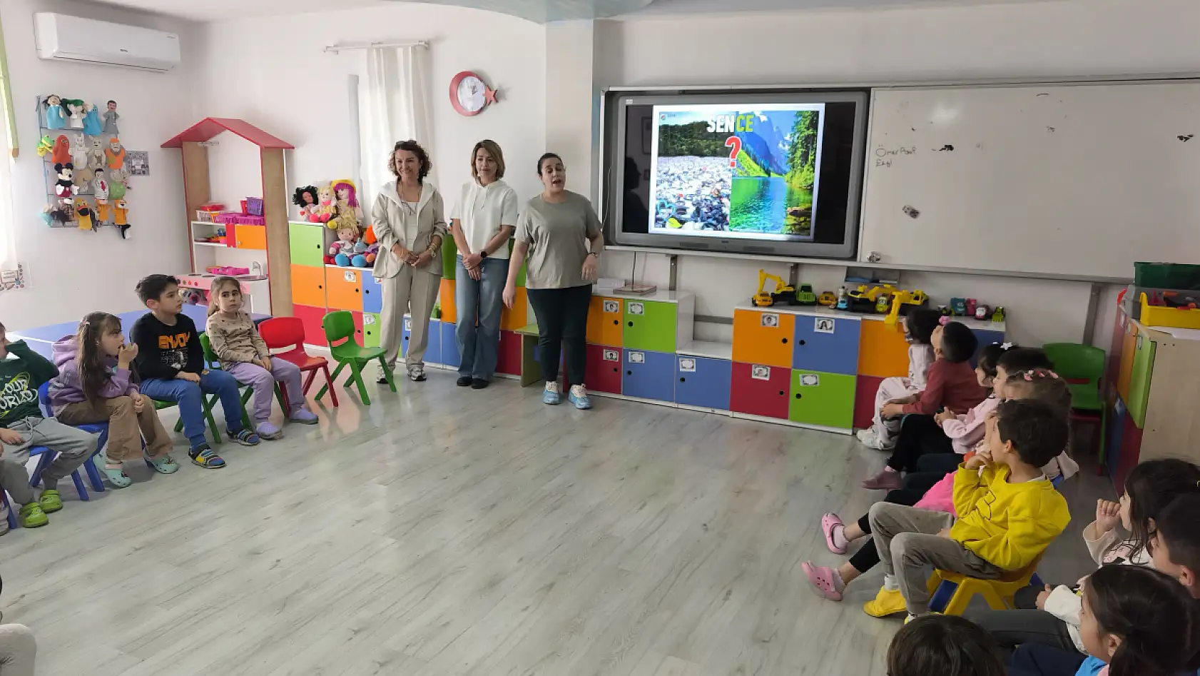 Fethiye'de 'Öğretmenim Doğa' projesiyle çocuklara çevre bilinci