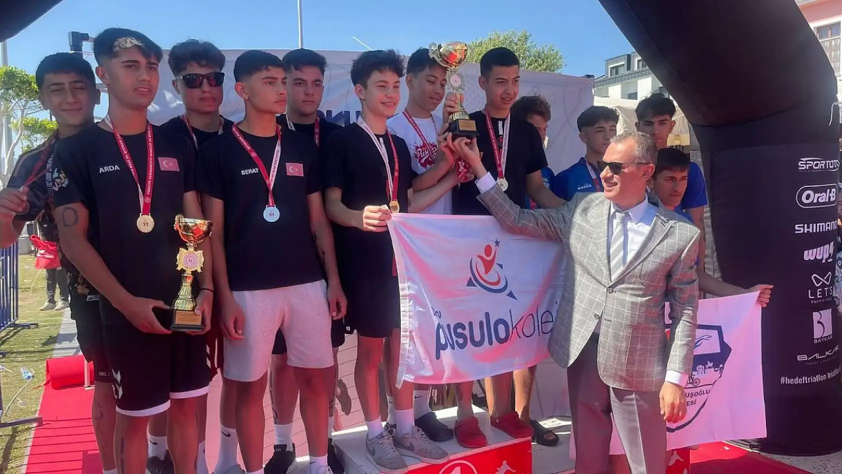 Fethiye'de Triatlon Küçükler - Yıldızlar - Gençler A-B Türkiye Şampiyonası Düzenlendi