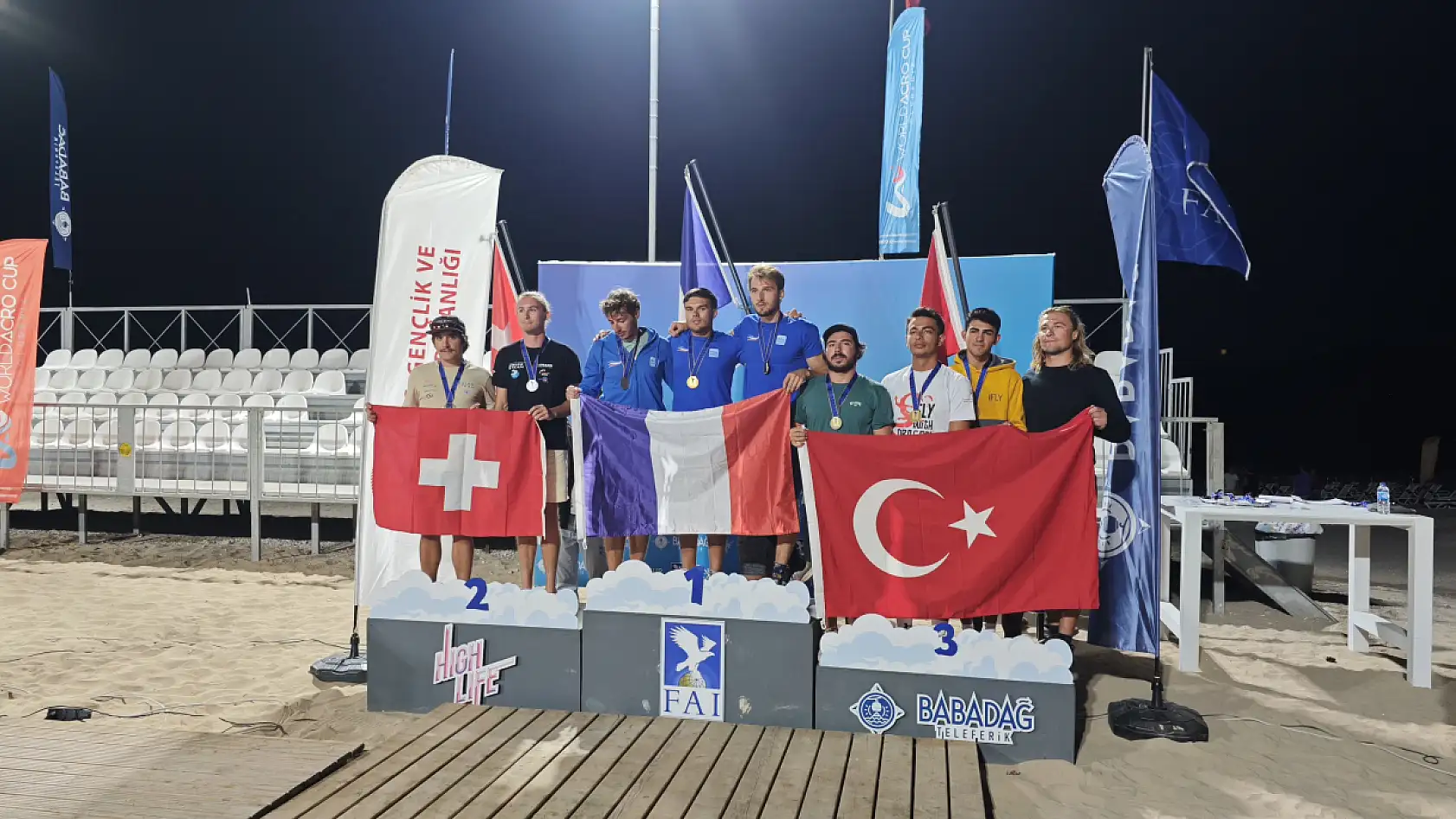 Fethiye'de Word Acro Cup finali gerçekleşti