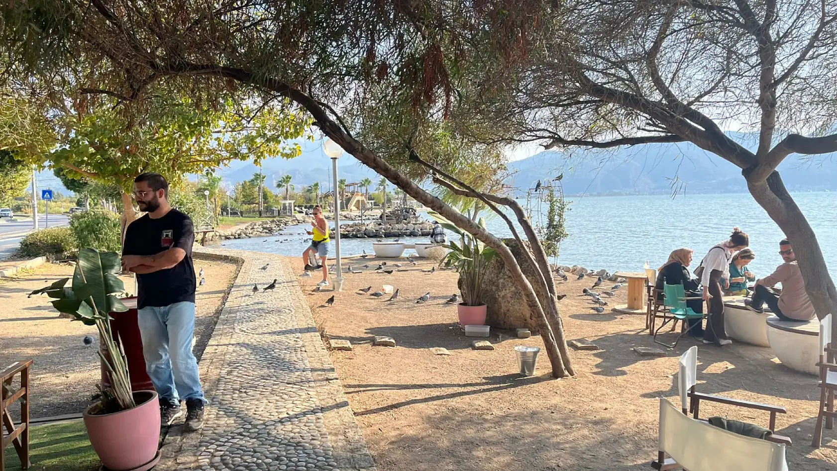 Fethiye Ördek Adası'nda Vatandaşlar Doğayla İç İçe Keyifli Anlar Yaşıyor