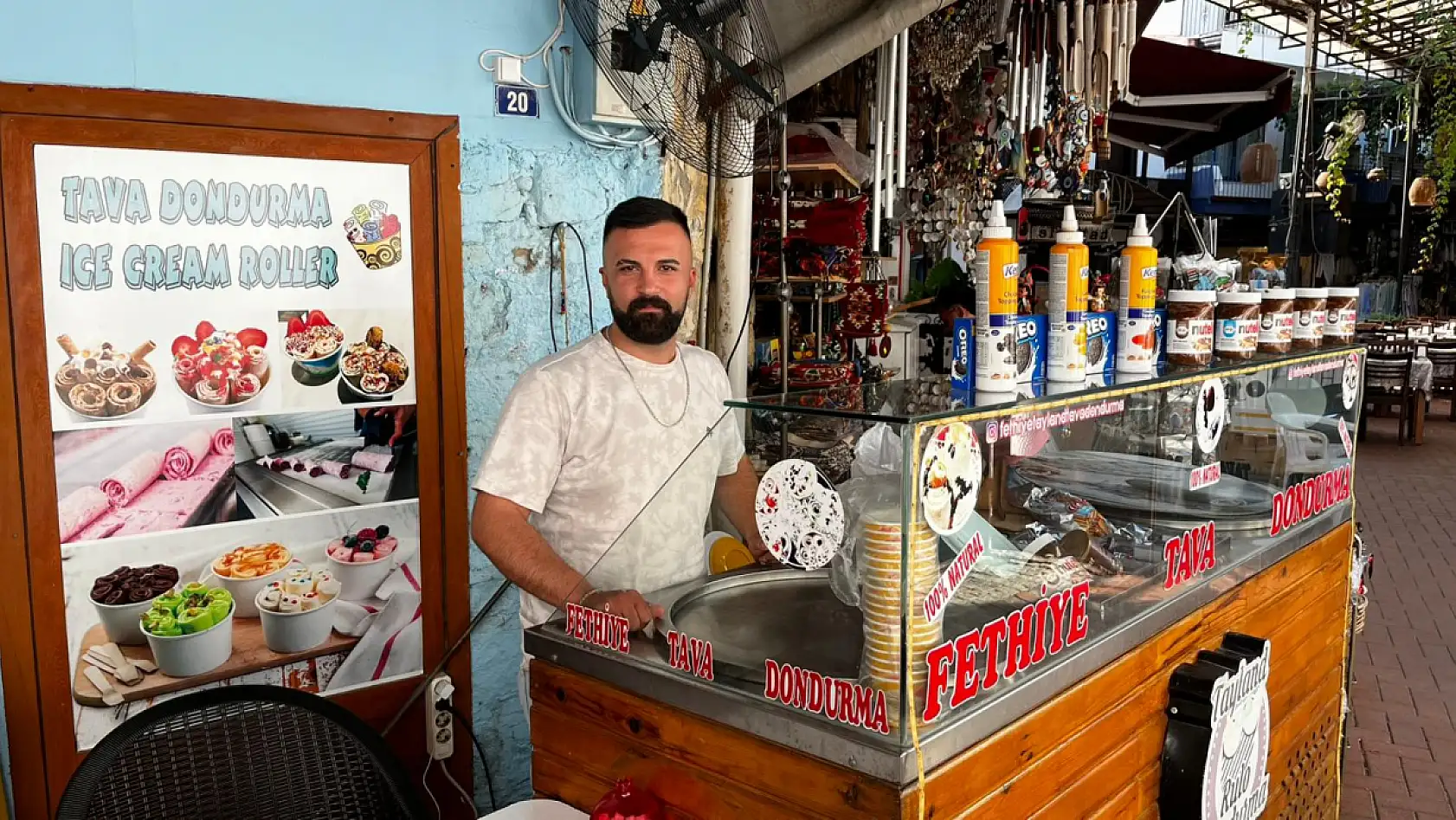 Fethiye'de Tava Dondurmaya Yerli ve Yabancıdan Büyük İlgi