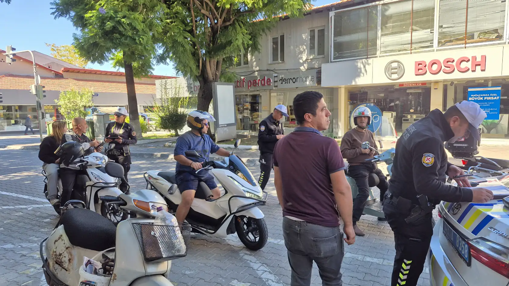Fethiye'de Trafik Ekiplerinden Kapsamlı Motosiklet Denetimi