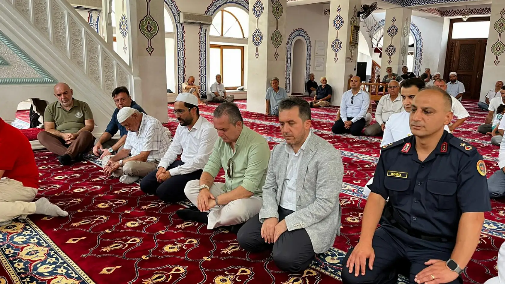 Fethiye'de 15 Temmuz şehitleri için Mevlid-İ Şerif ve hatim duası okundu