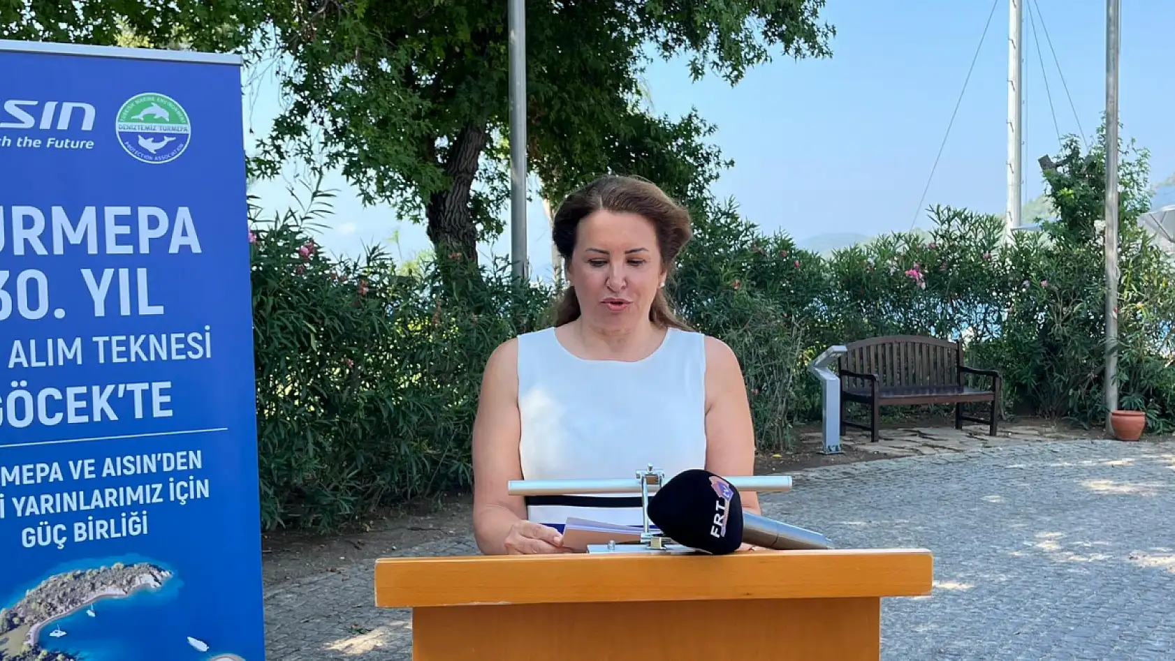 'TURMEPA 30. Yıl Atık Alım Teknesi' Göcek'te Göreve Başladı