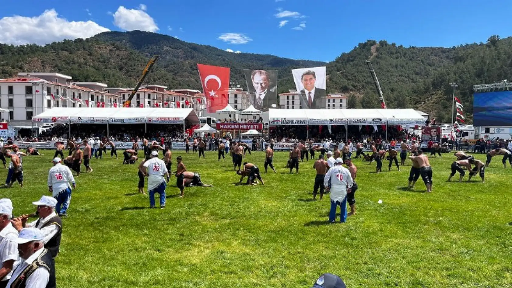 Karaçulha Mustafa Kiremitli 2.Yağlı Güreşleri Fethiye'de Başladı
