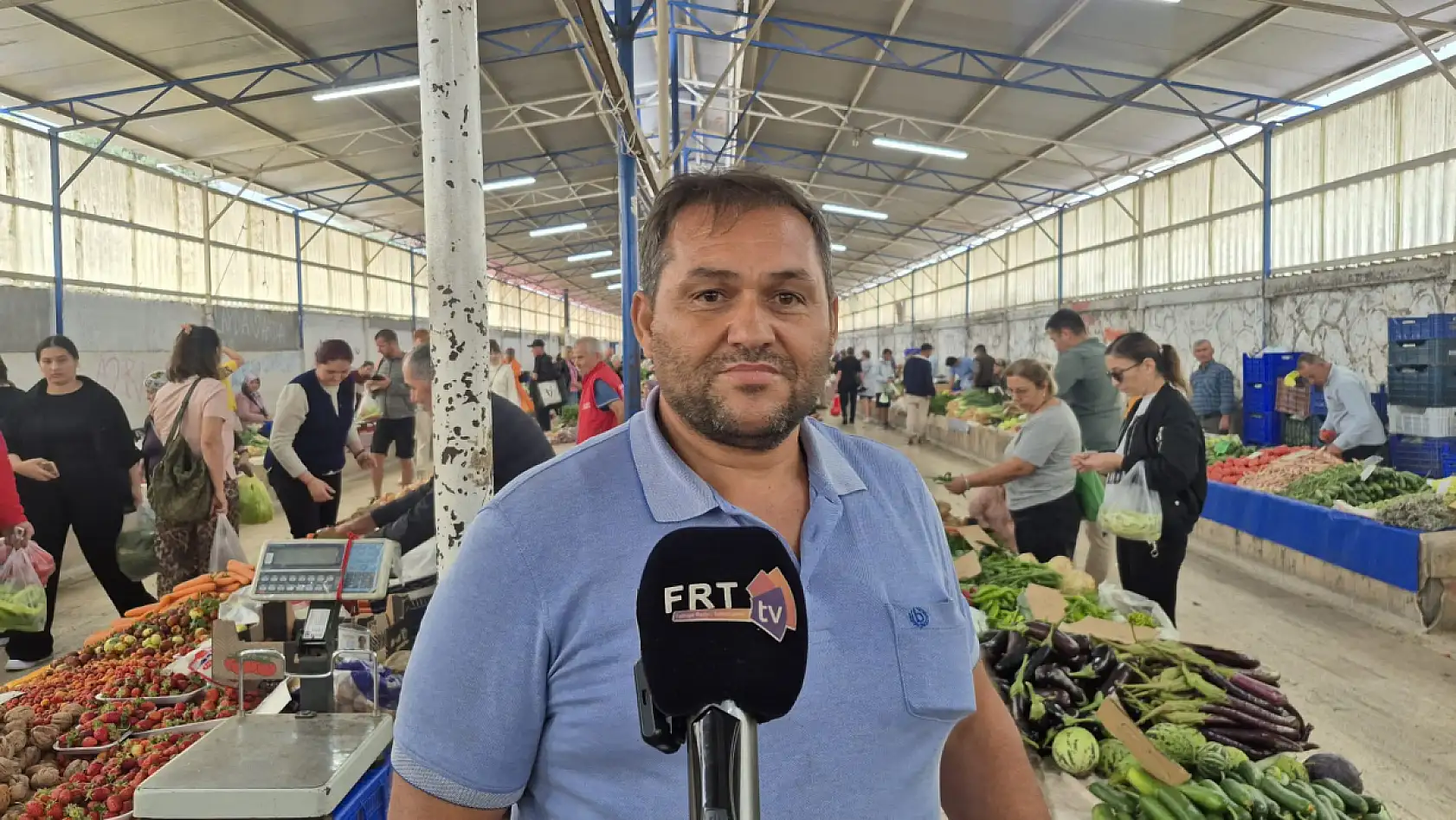 Fethiye Cuma Pazarı'nda Yayla Ürünleri Tezgâhta