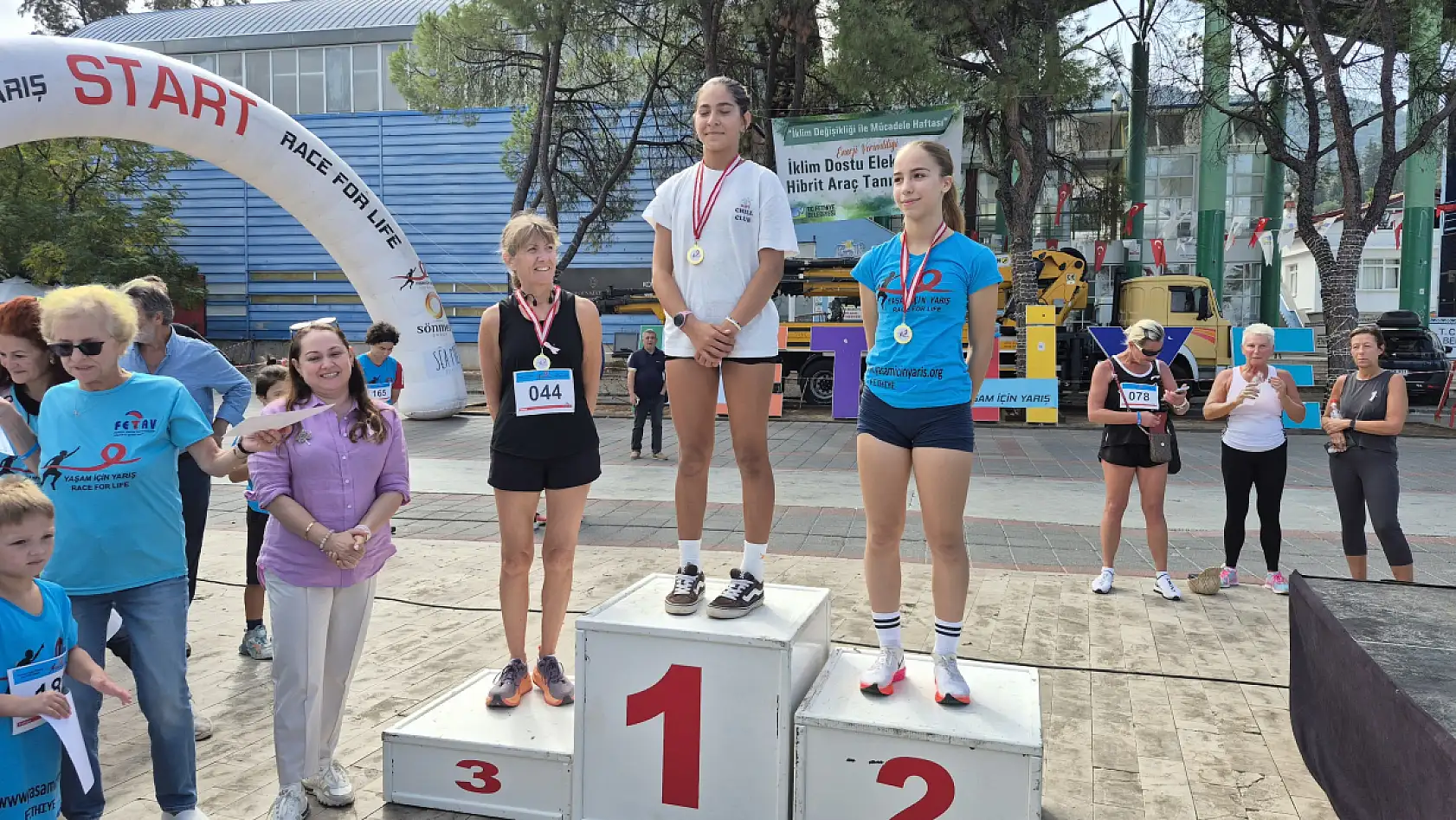 Fethiye'de 'Yaşam İçin Yarış' Etkinliği Gerçekleştirildi