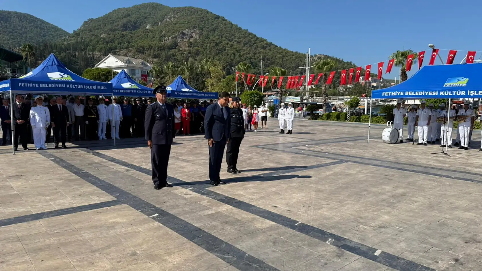 Fethiye Beşkaza Meydanı'nda 30 Ağustos Coşkusu