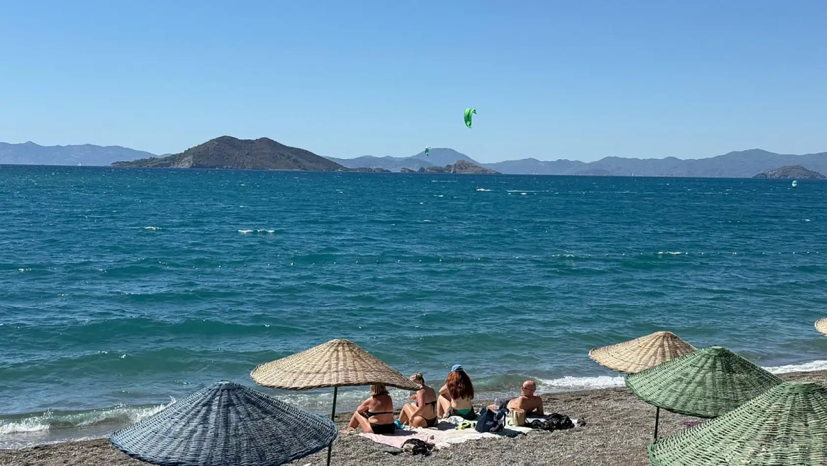 Eylül ayında da Çalış Plajı ilgi görmeye devam ediyor