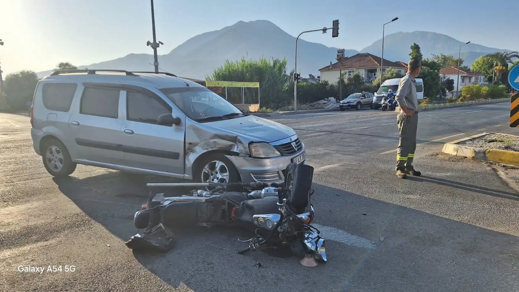 Fethiye'de Trafik Kazası: 1 Yaralı