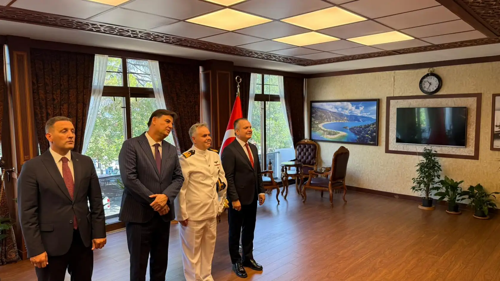 Fethiye Kaymakamlığı'nda Bayramlaşma Töreni Gerçekleştirildi