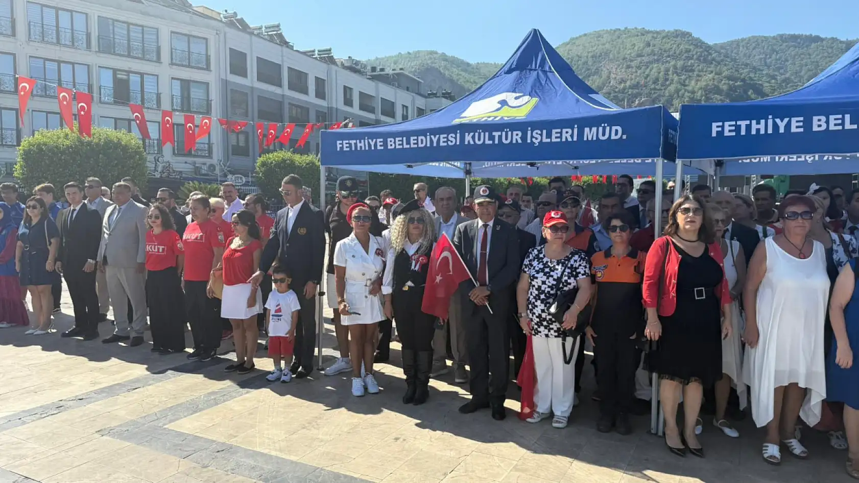 Fethiye Beşkaza Meydanı'nda 30 Ağustos Coşkusu