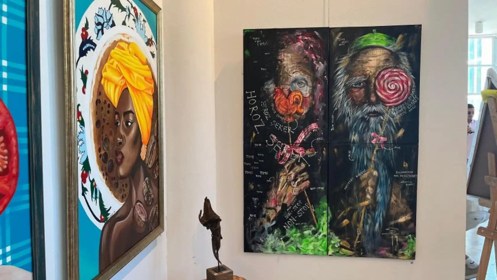 Fethiye Özer Olgun Kültür Merkezi'nde 'Karma Sergi' Sanatseverlerle Buluştu