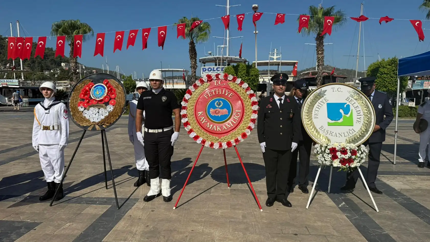 Fethiye Beşkaza Meydanı'nda 30 Ağustos Coşkusu