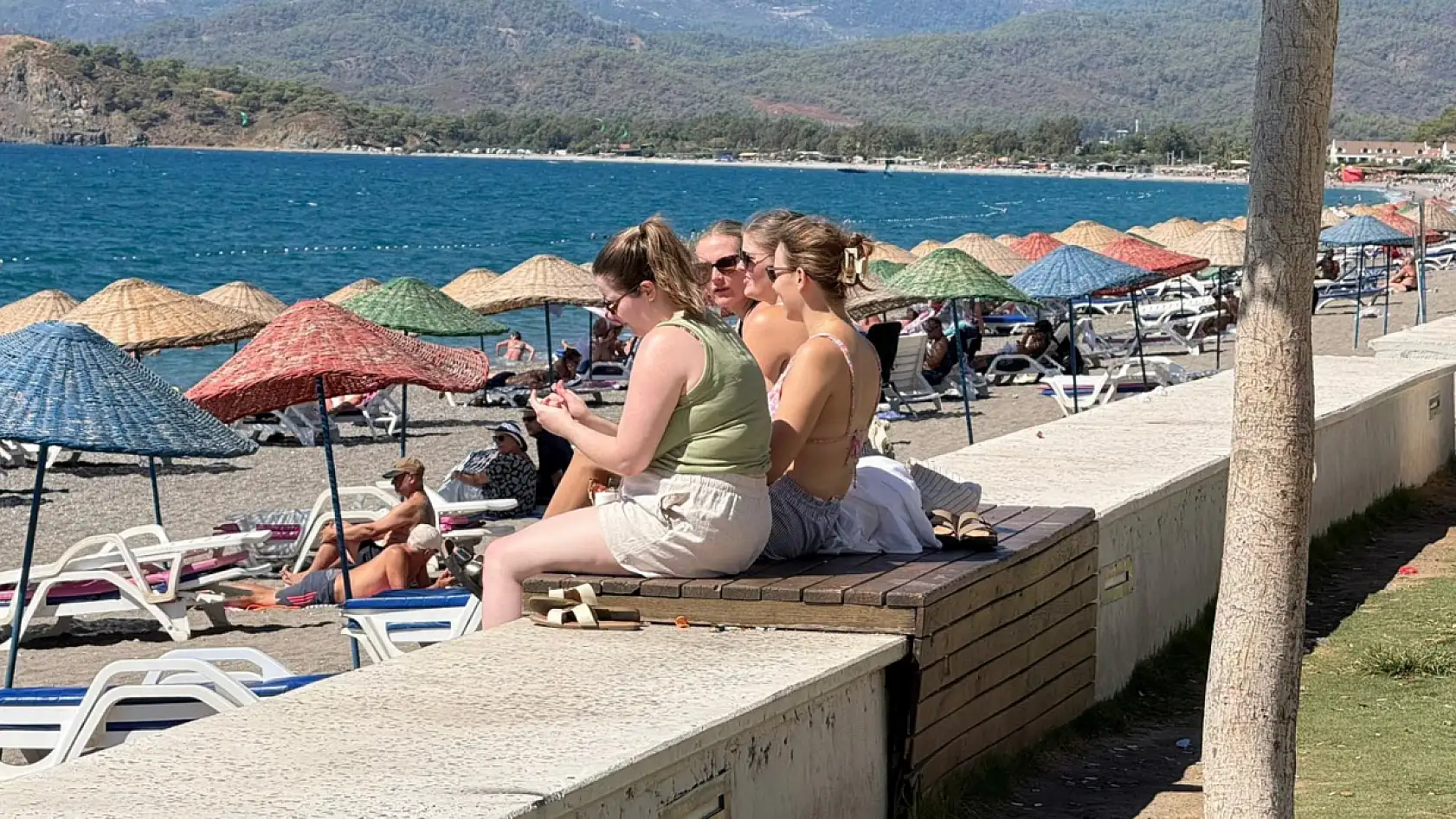 Eylül ayında da Çalış Plajı ilgi görmeye devam ediyor