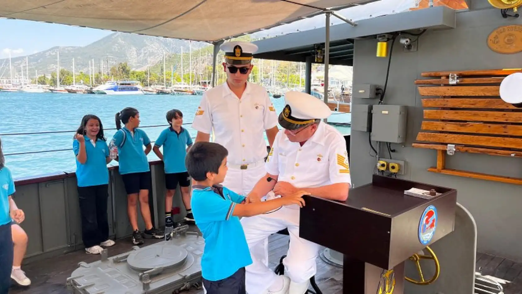 Fethiye'de TCG NUSRET Mayın Gemisi'ne İlgi Yoğun Oldu