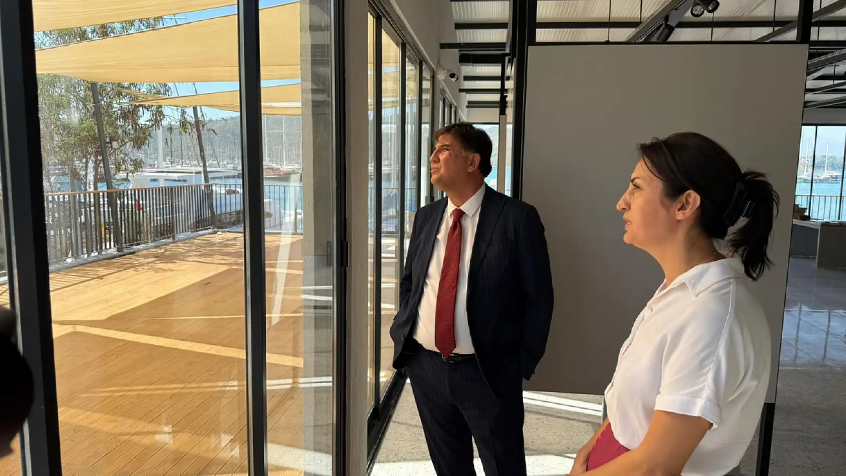 Başkan Karaca ve Meclis Üyeleri Fethiye Kültür Evi Çalışmalarını İnceledi