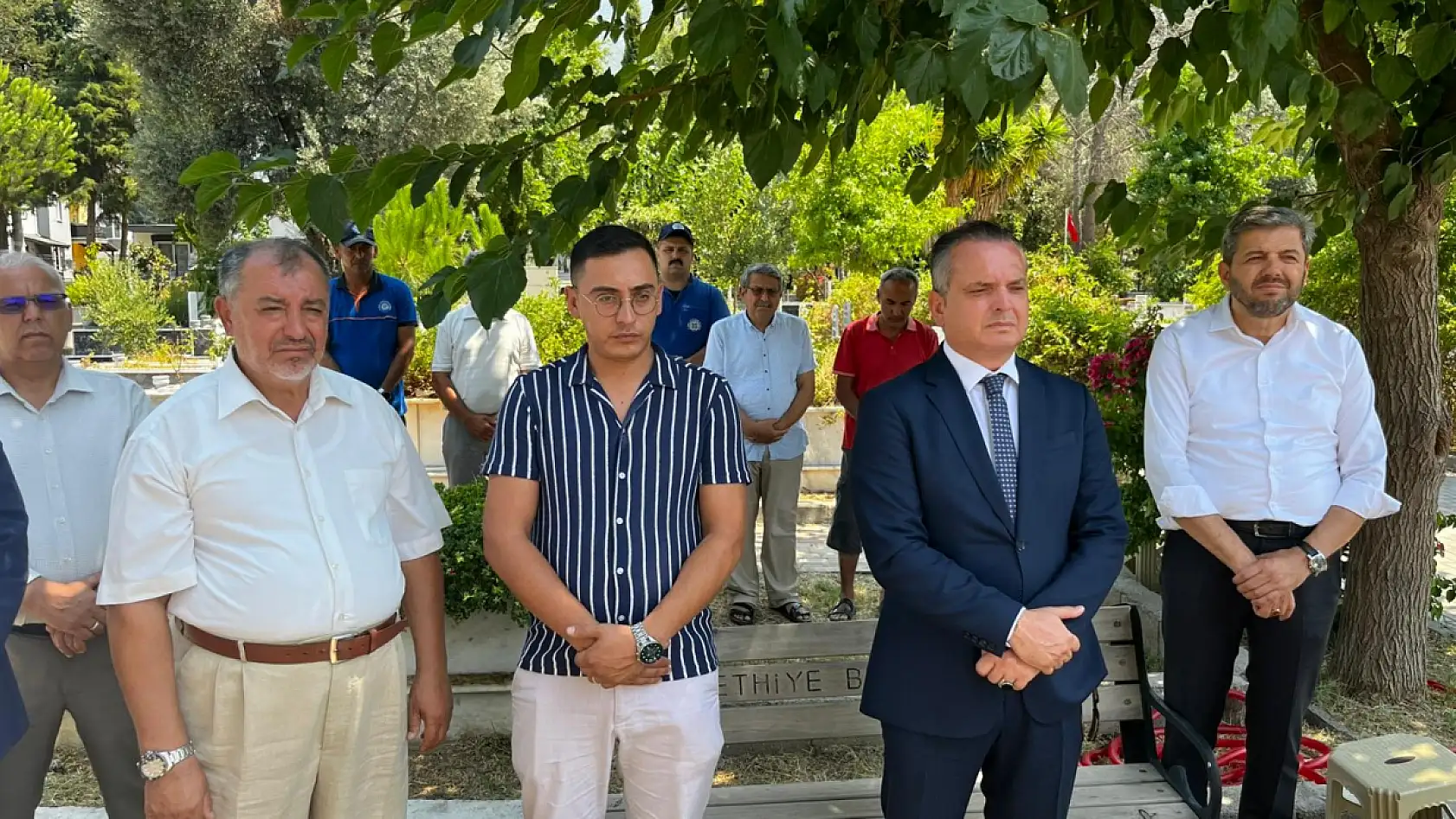 Fethiye'de 15 Temmuz'da Kaymakam Akkaya Öncülüğünde Şehitlik Ziyareti