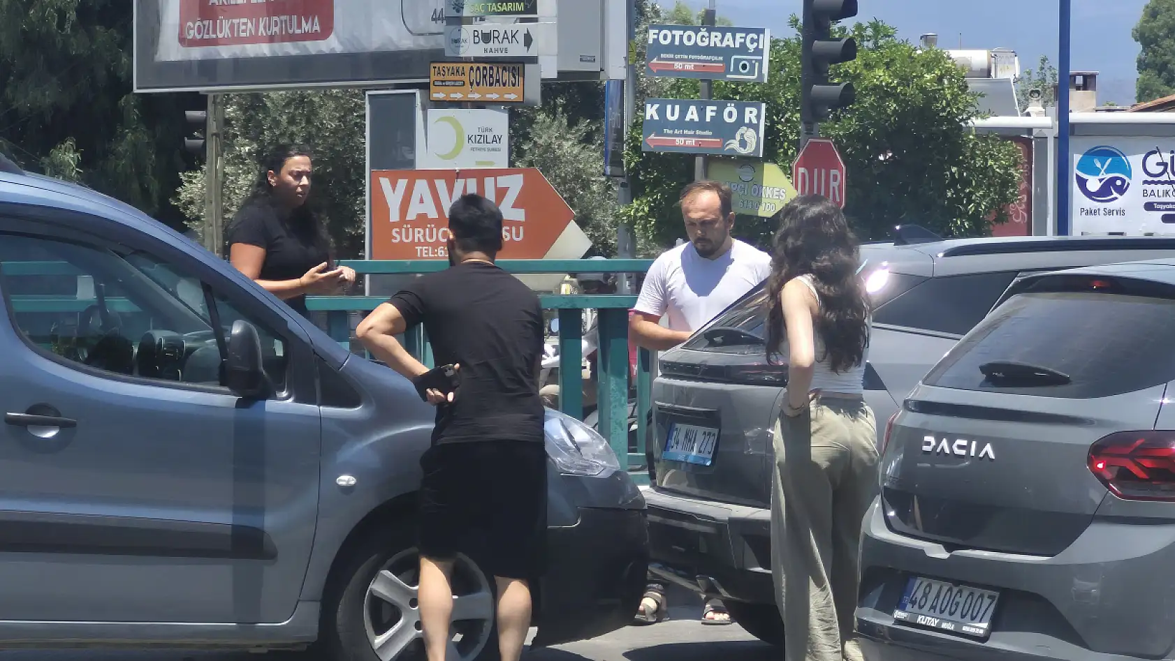 Fethiye'de dikkatsizlik kazaya yol açtı