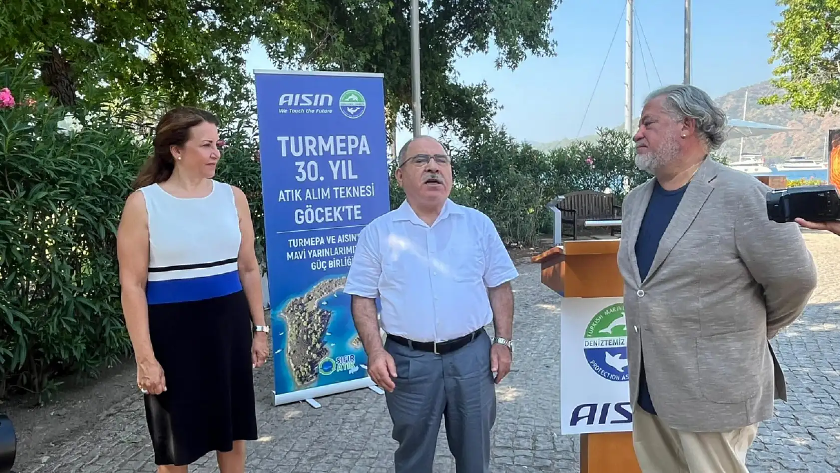 'TURMEPA 30. Yıl Atık Alım Teknesi' Göcek'te Göreve Başladı