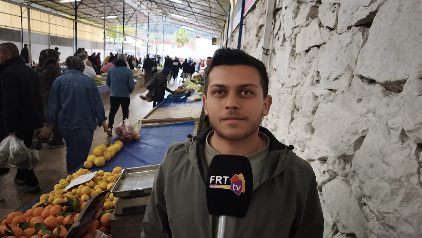 Fethiye Salı pazarı bayramdan dolayı sakin