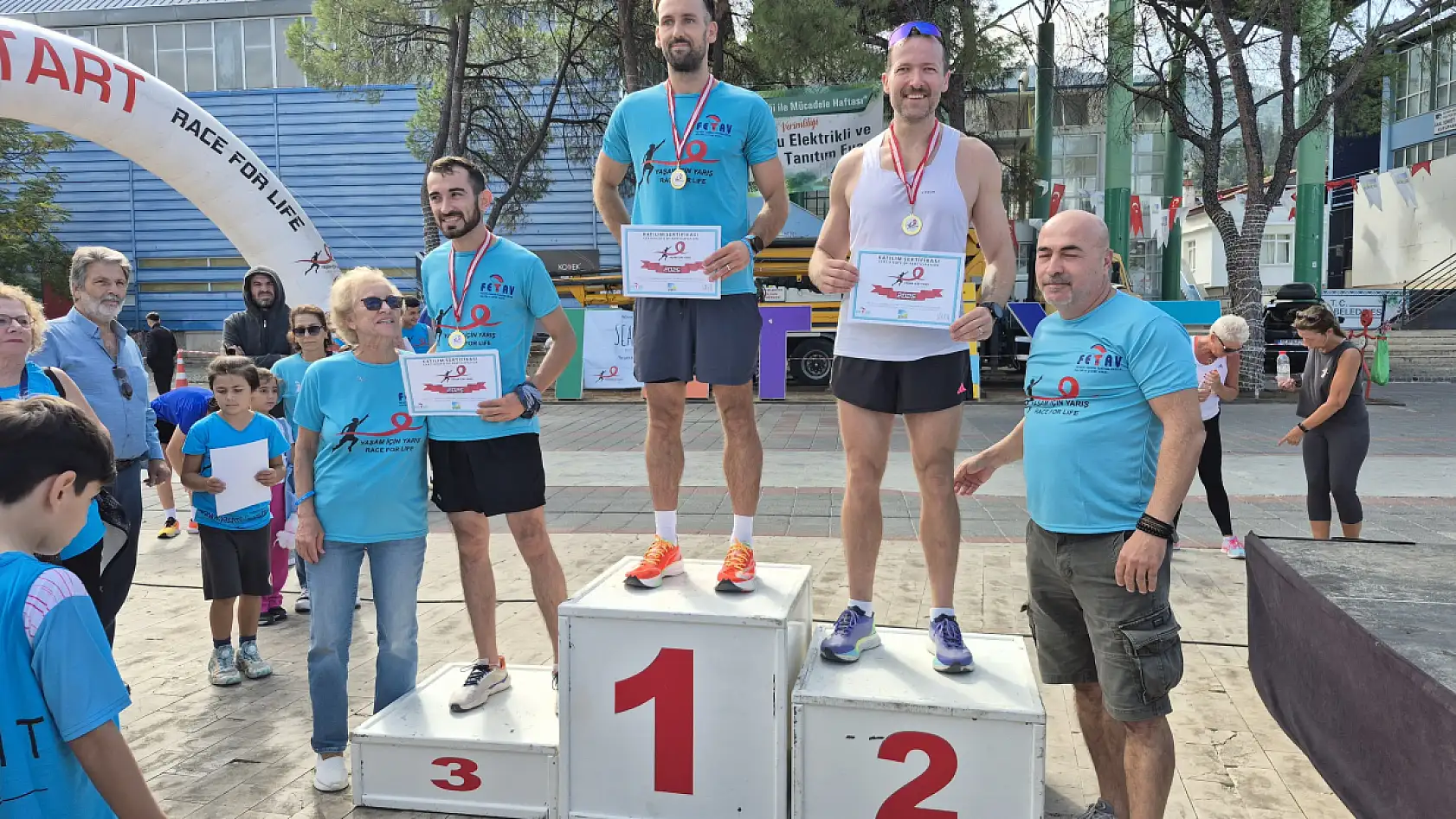 Fethiye'de 'Yaşam İçin Yarış' Etkinliği Gerçekleştirildi