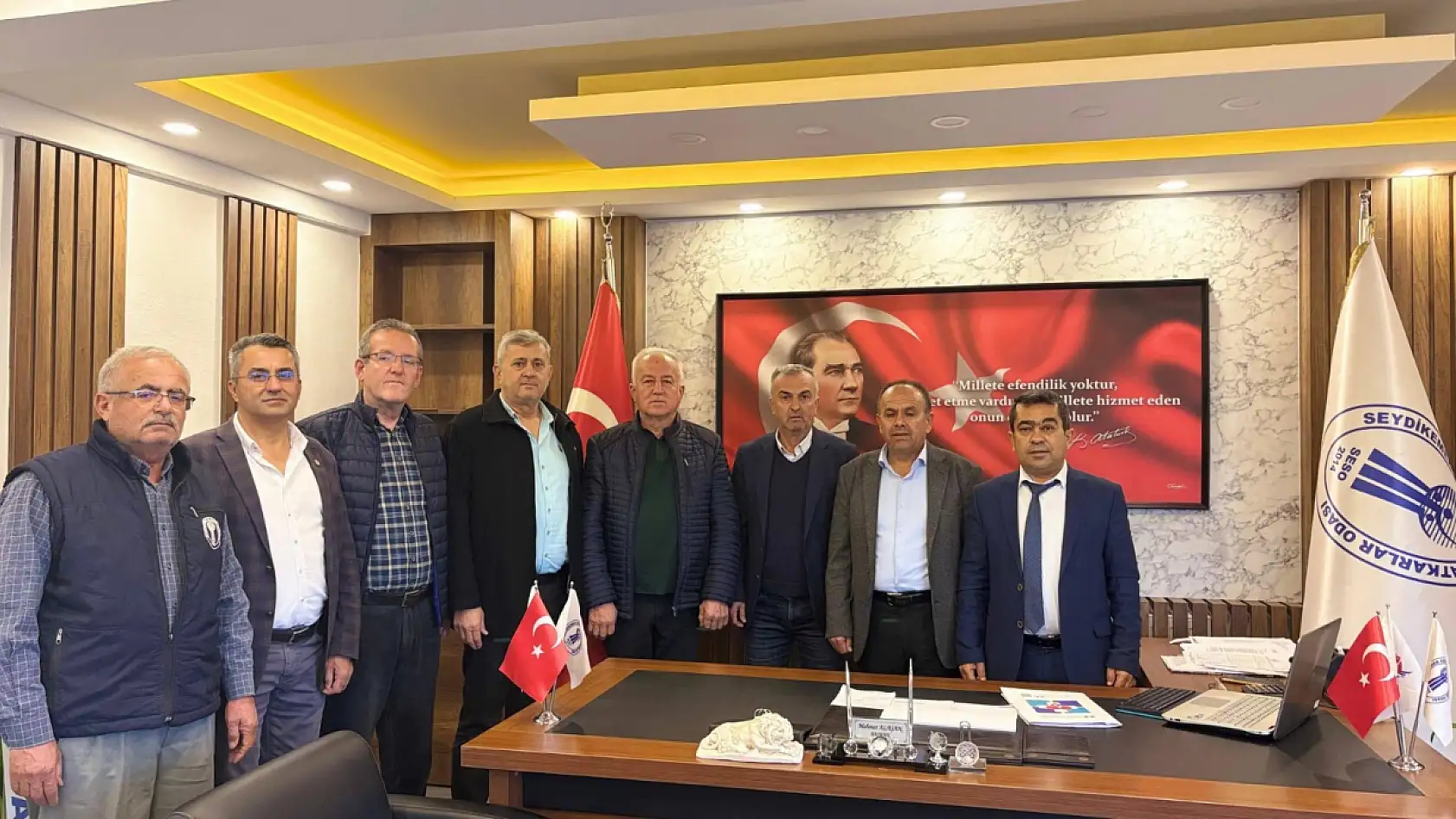 Fethiye Şoförler ve Otomobilciler Esnaf Odası'ndan hayırlı olsun ziyaretleri