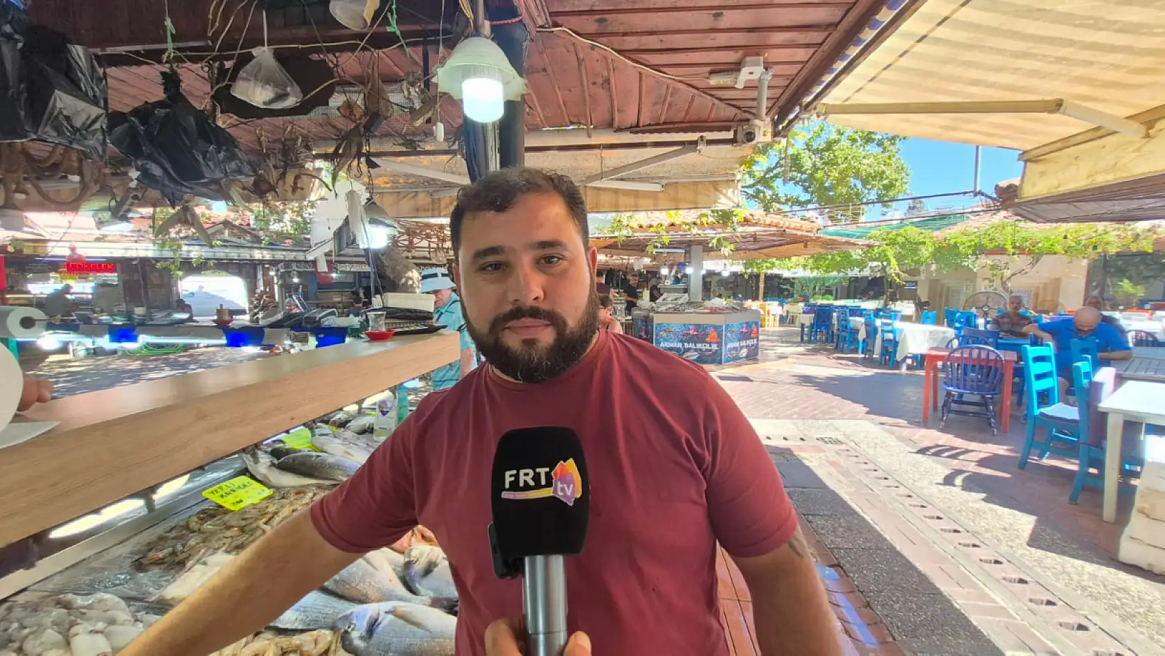Fethiye'de tavada lopa balığı ve çupra balığı revaçta