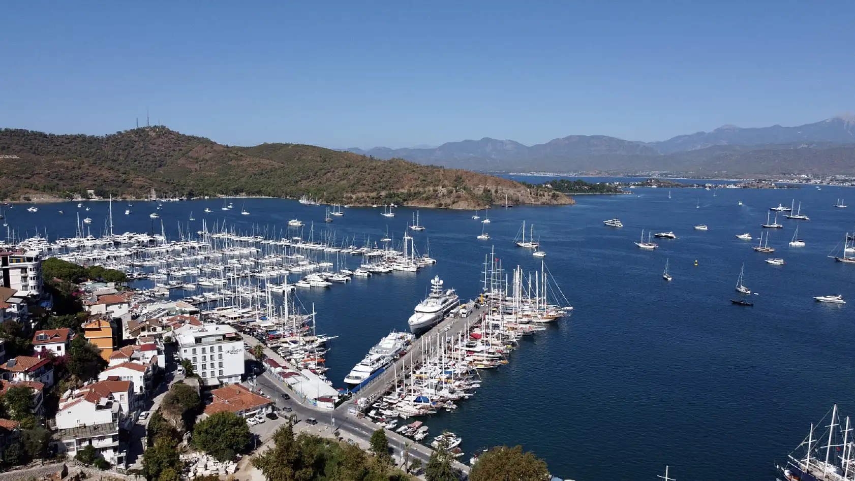 Lüks yat 'CloudBreak' Fethiye'de
