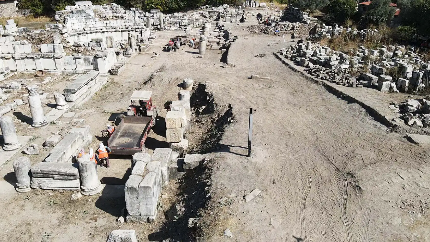 'Gladyatörler kenti' Stratonikeia'nın 2 bin 200 yıllık spor okulu ayağa kaldırılıyor