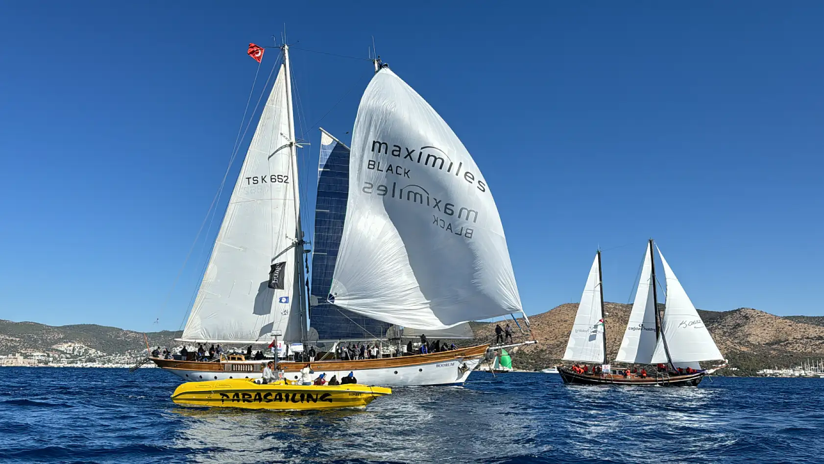 The Bodrum Cup Yelken Yarışları, Bodrum açıklarında başladı