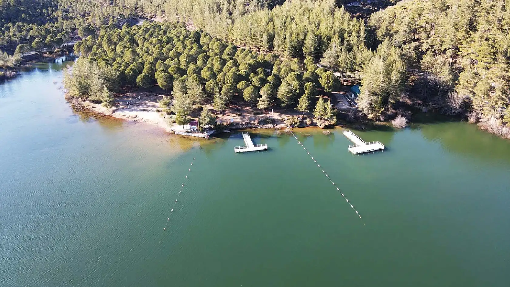 Ula Göleti'nin su seviyesi son yağışlarla eski haline döndü
