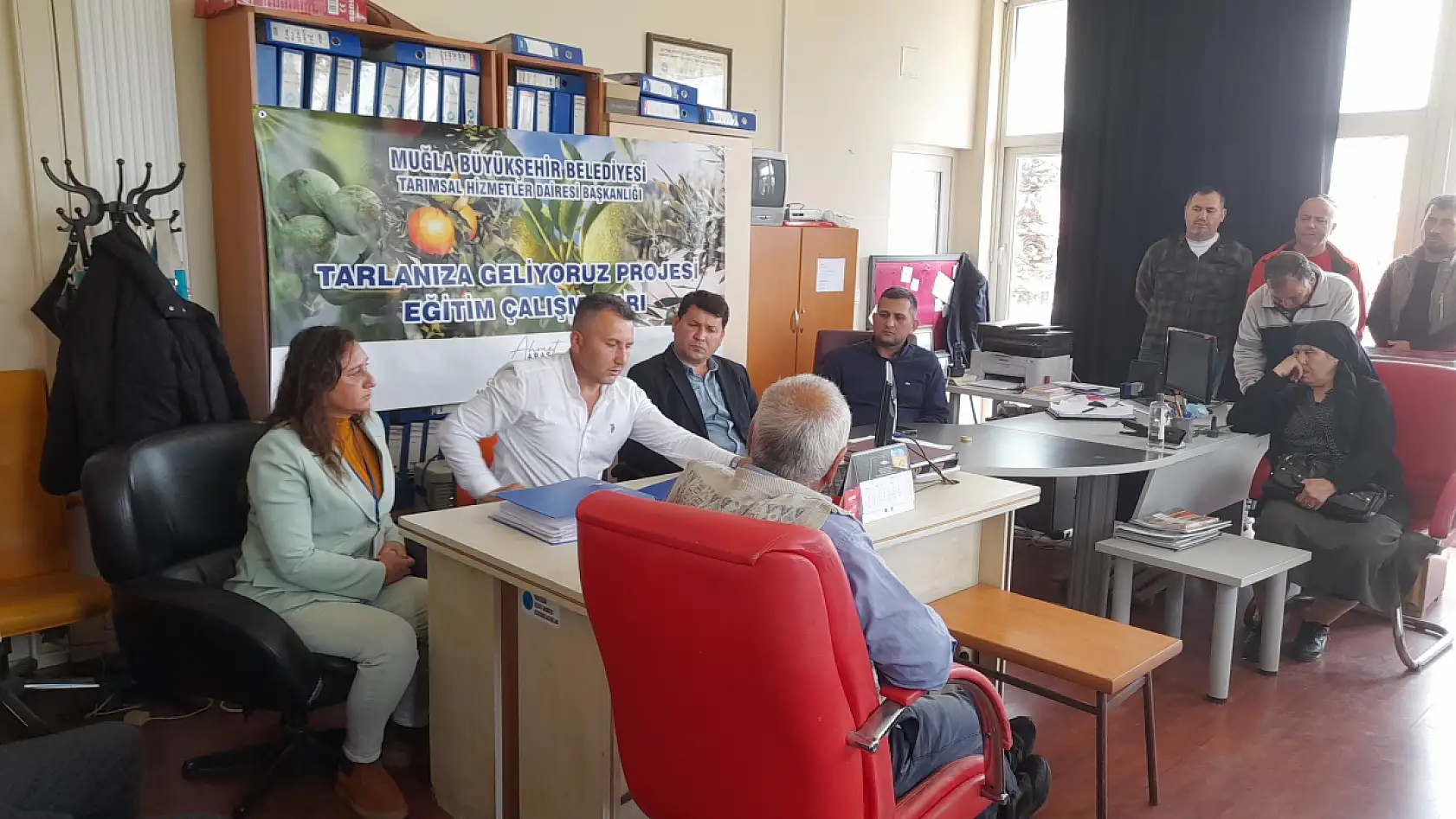 Muğla'da çiftçilere zirai don eğitimi verildi