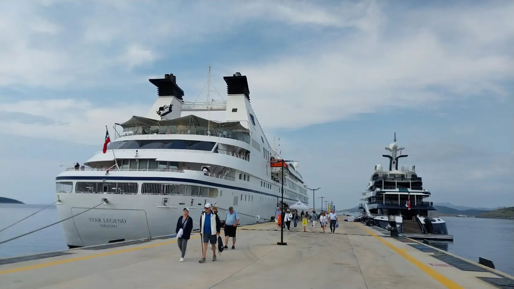 Bodrum'a 'Star Legend' kruvaziyeriyle 286 yolcu geldi