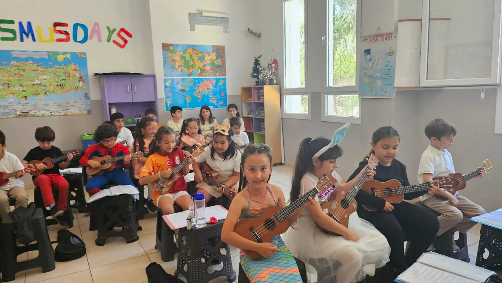 İspanya'dan Bodrum'a gelen öğrencilere, kültürel etkinlikler tanıtıldı